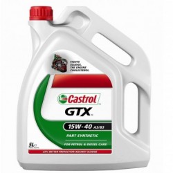HUILE CASTROL GTX 15W40 A3/B3 HUILE SEMI